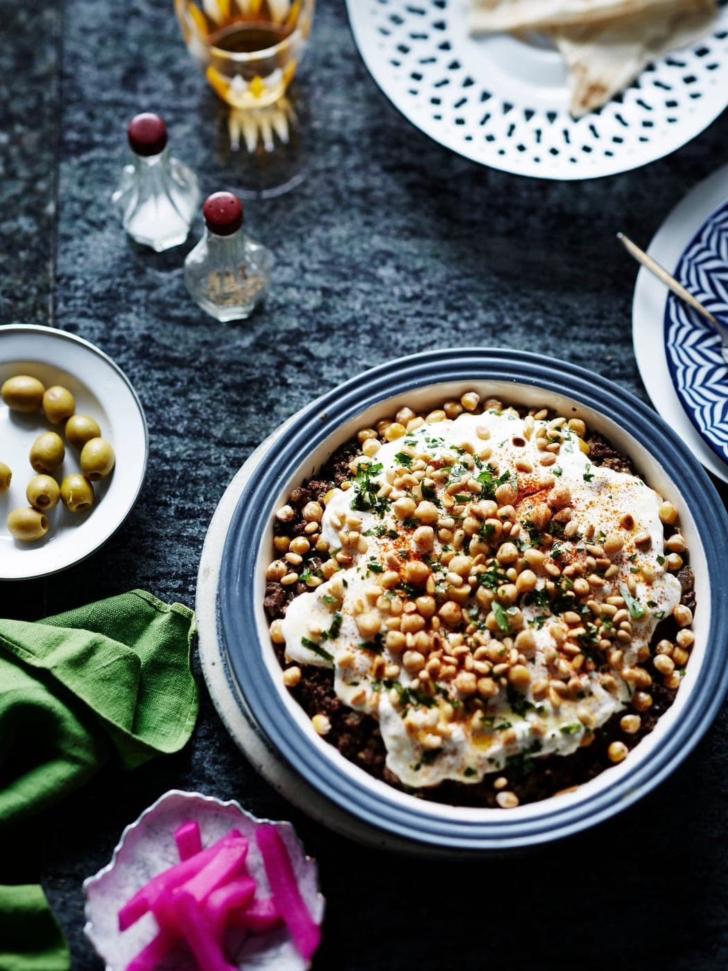 Fatteh with Chickpeas