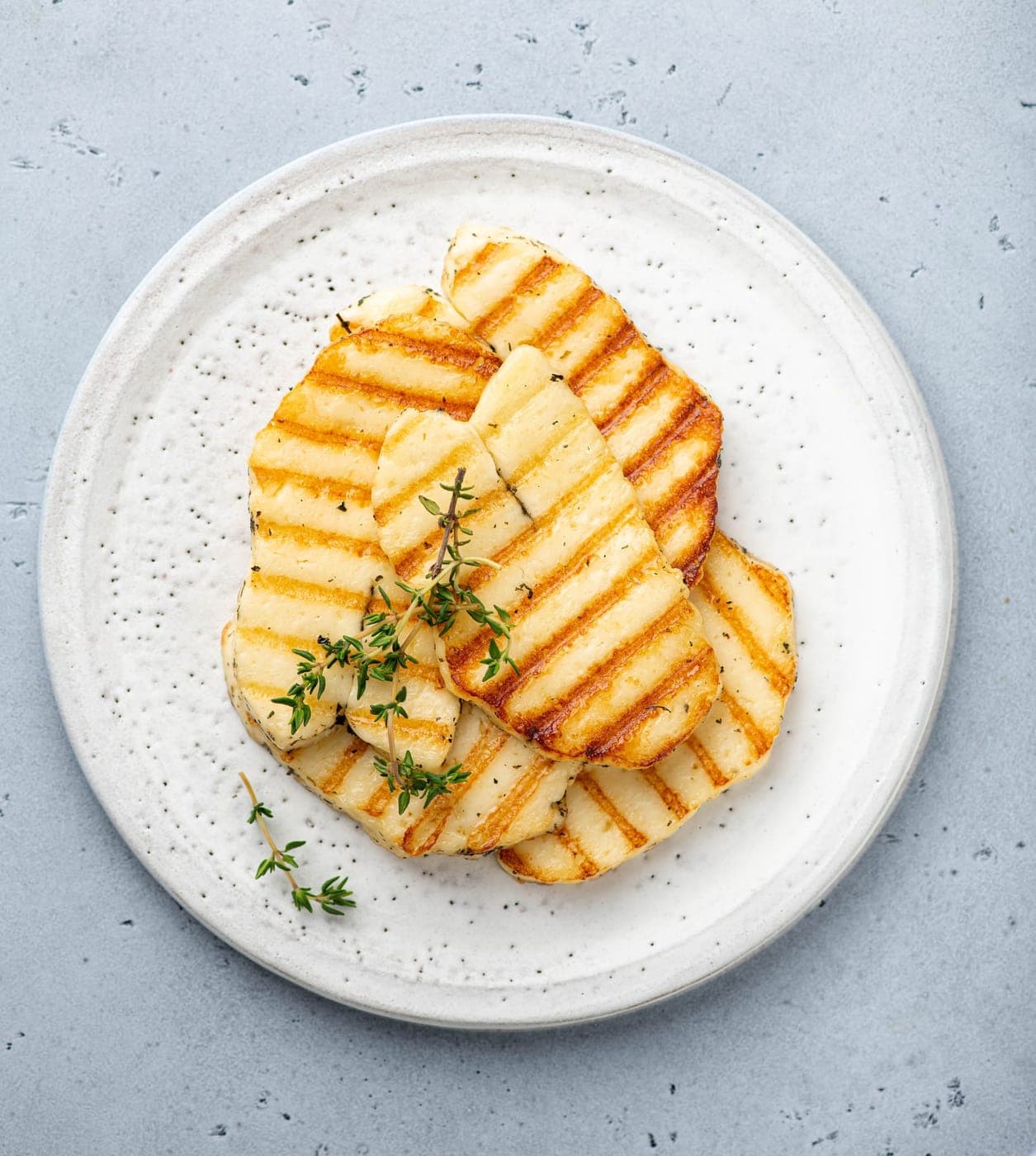 Grilled Halloumi with Herbs