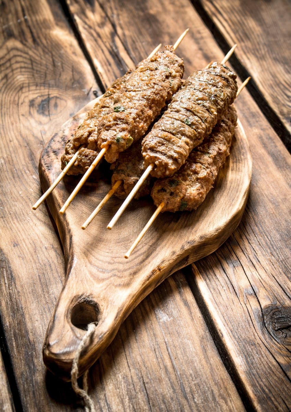 Grilled Kafta Skewers