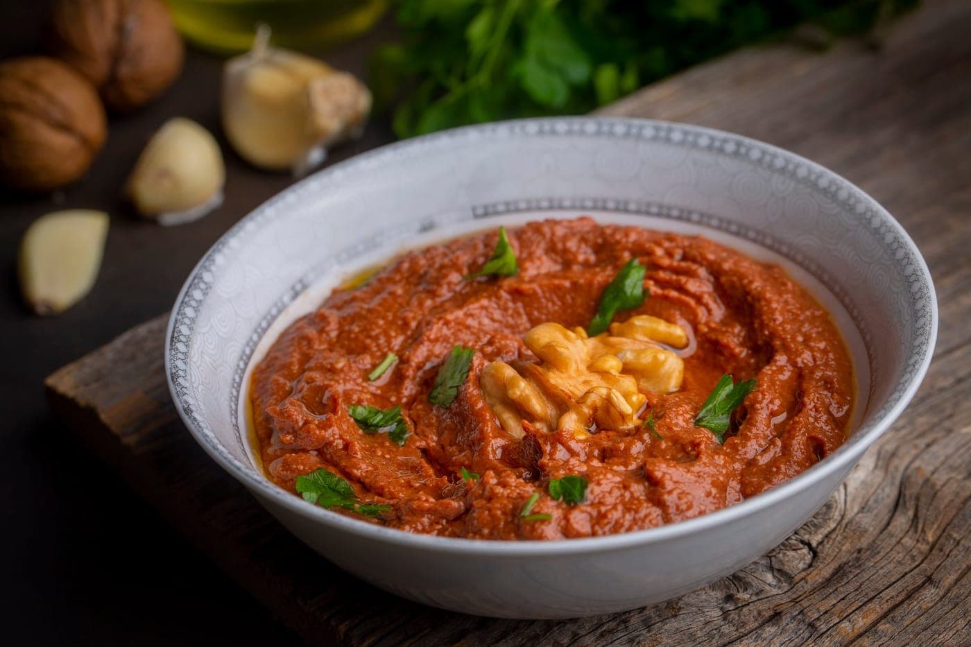Muhammara (Roasted Red Pepper Dip)