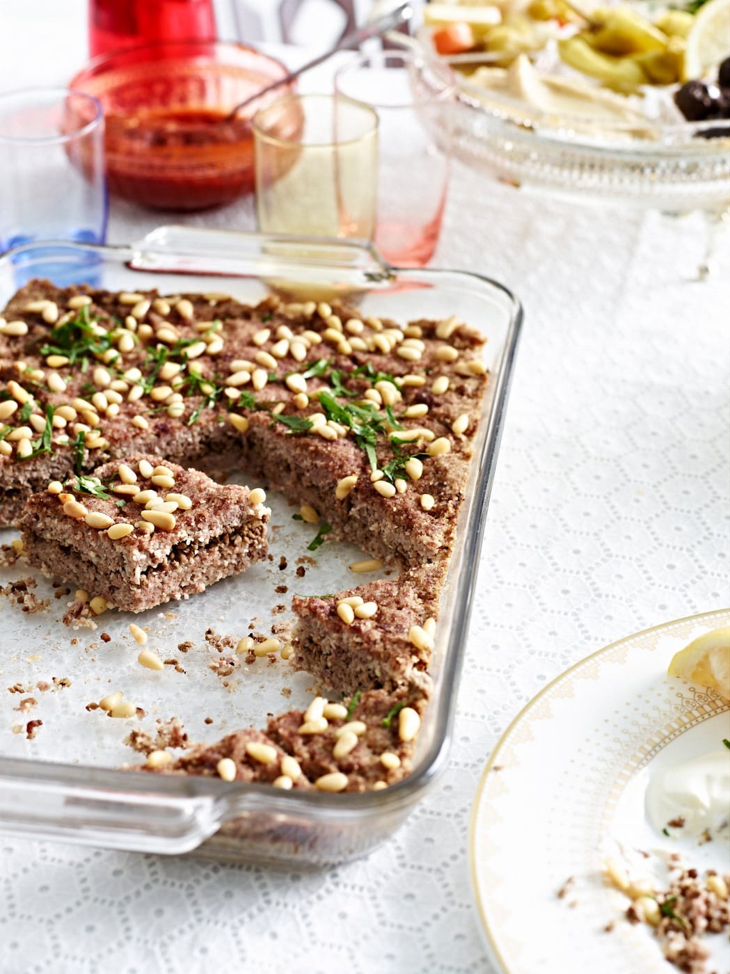 Baked Kibbeh (Kibbeh bil Sanieh)